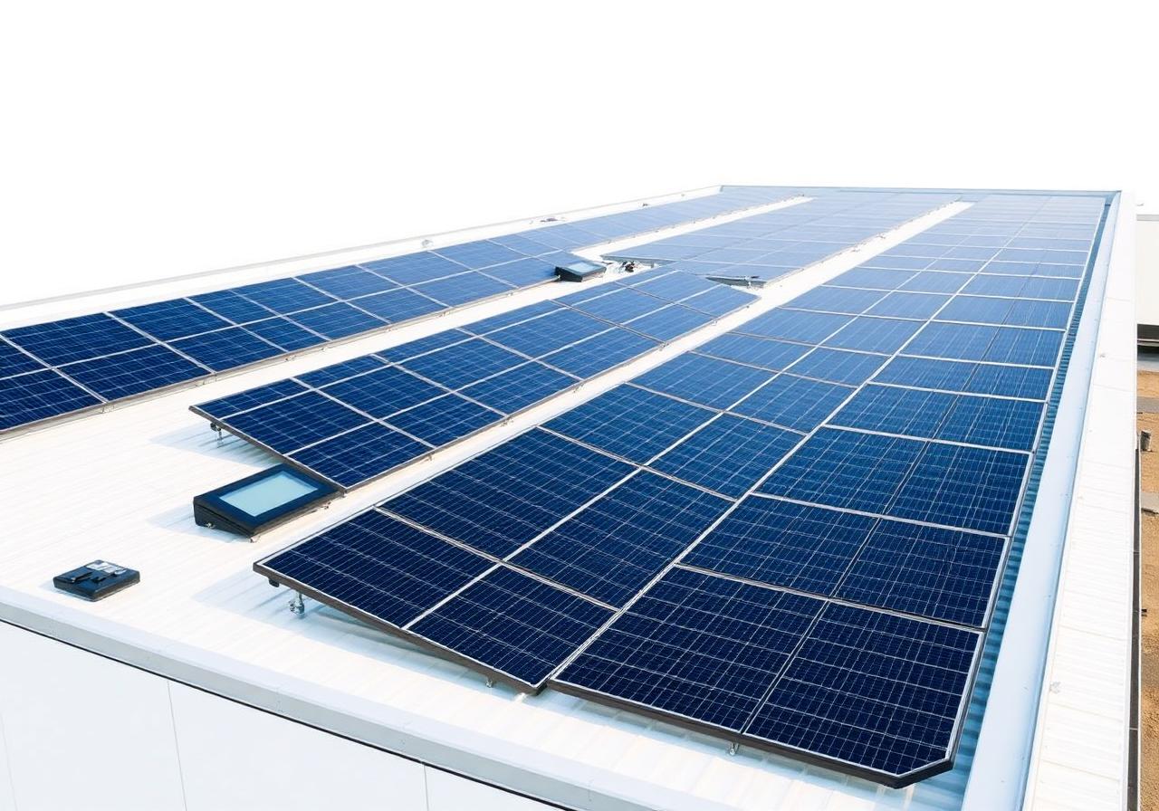 412 kW rooftop powers daily operations